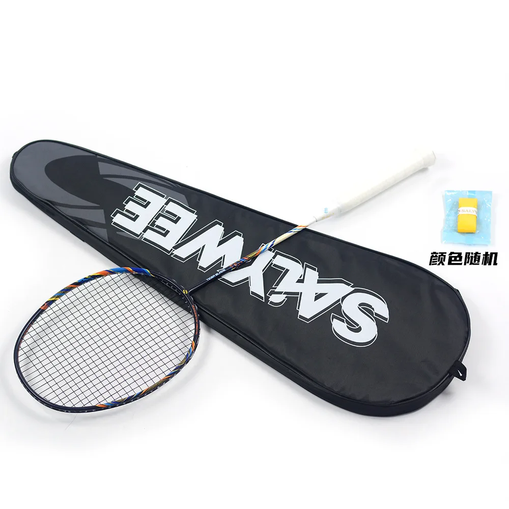 4U G6 T700+30T Full Carbon Badminton Racket Ultra Light High Elastic Durable Single Racquet for Advanced Players Match Training