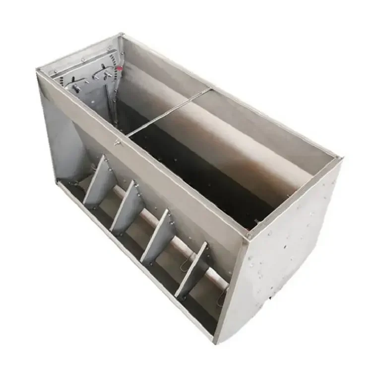 High Quality Double sides stainless steel trough automatic pig feeders for pig farm equipment