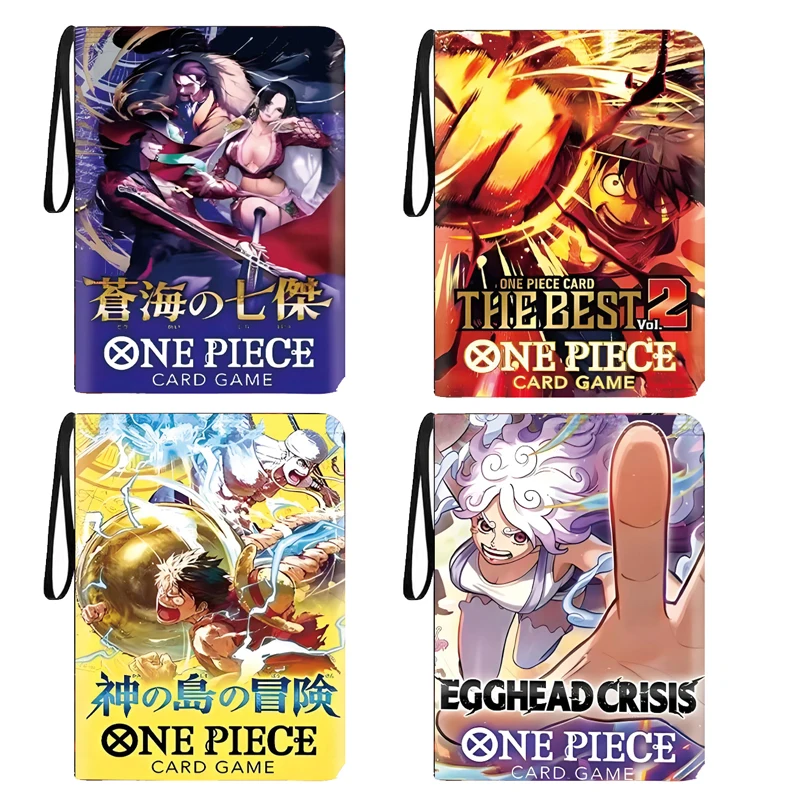 

Альбом для карт One Piece (900 шт.) OPCG, OP15, EB03, PRB02, аниме-карточки, держатель для карт, папка-биндер, HD-протекторы, подарки