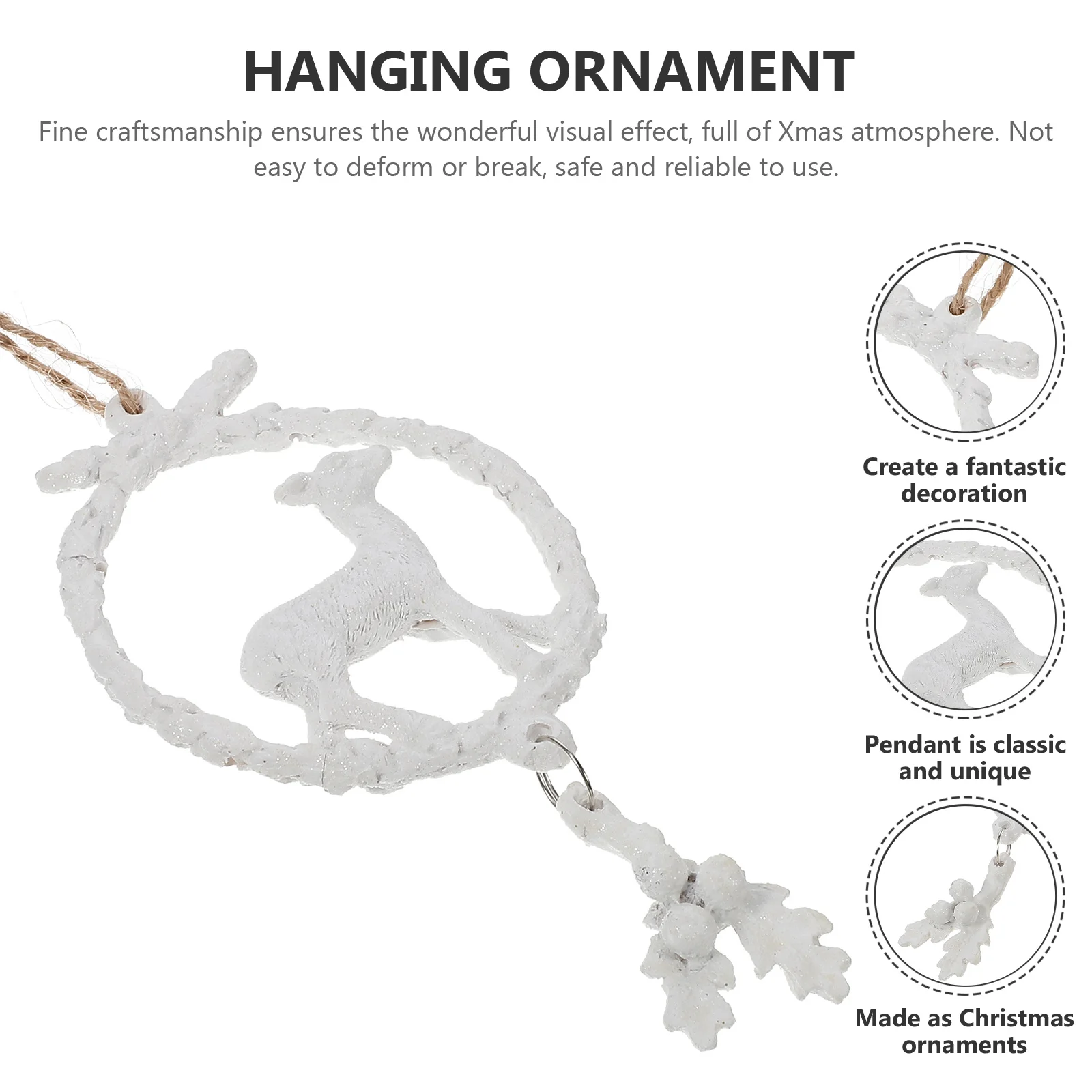 

Elk Ornaments Pendant Hanging Pendants Tree Creative Decor Christmas Decorations
