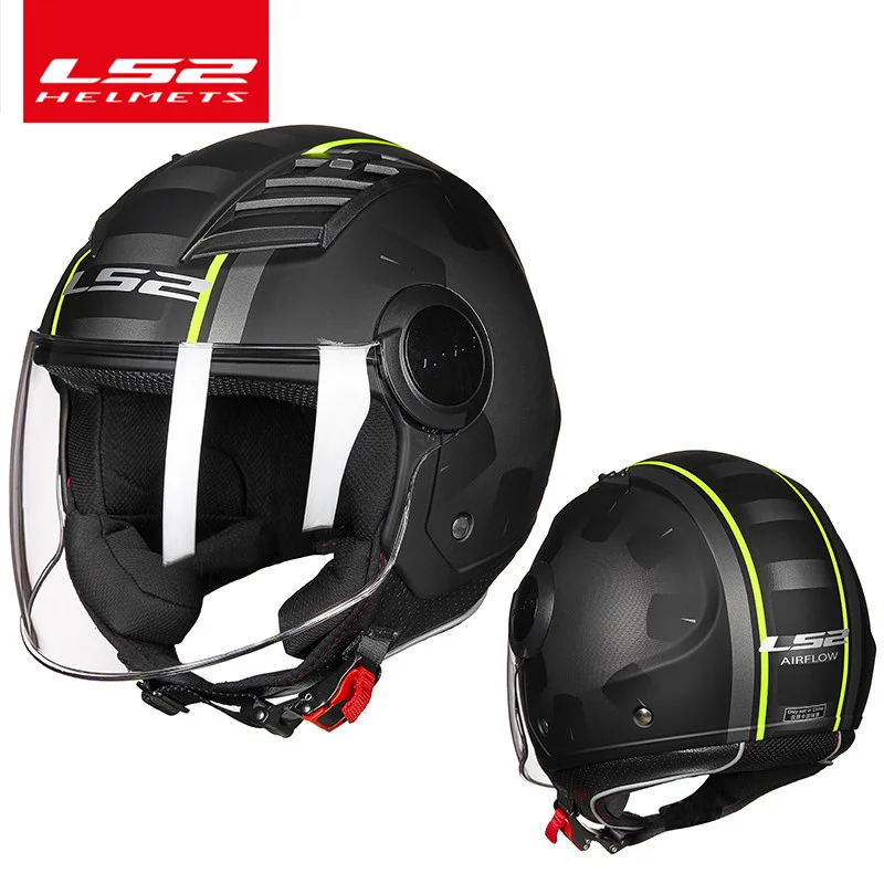 

LS2 Summer Open Face Motorcycle Helmet Men Women Motocross 3/4 Half Face Helmet Original Motorcycle Accessories OF562