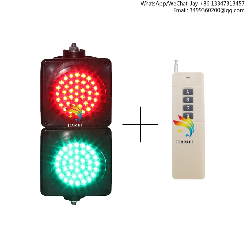

CE Certified Warehouse 100mm (4 Inches) LED Wireless Remote Control Stop Go DC12V DC24V AC85-265V With PC Housing