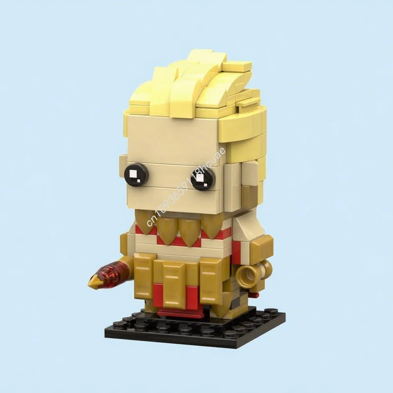 

233 шт. MOC Gilgamesh Fatess Series Brickheadz Строительные блоки Рождественский подарок Инновационный комплект STEM для сборки Идеальный комплект