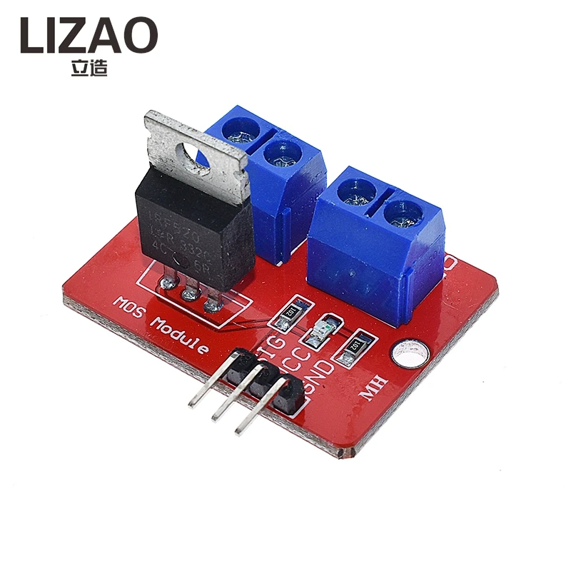 IRF520 MOSFET Driver Module, 0-24V PWM-Controlled Switch for Arduino/MCU/Raspberry Pi Projects
