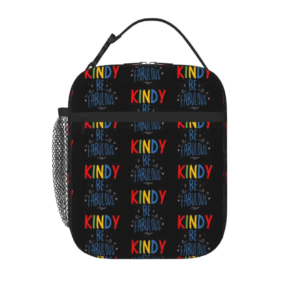 Hot Sale Kindy Be Fabulous Fruit Print Kids Lunch Bag Elementary School Camping Lunch Bag