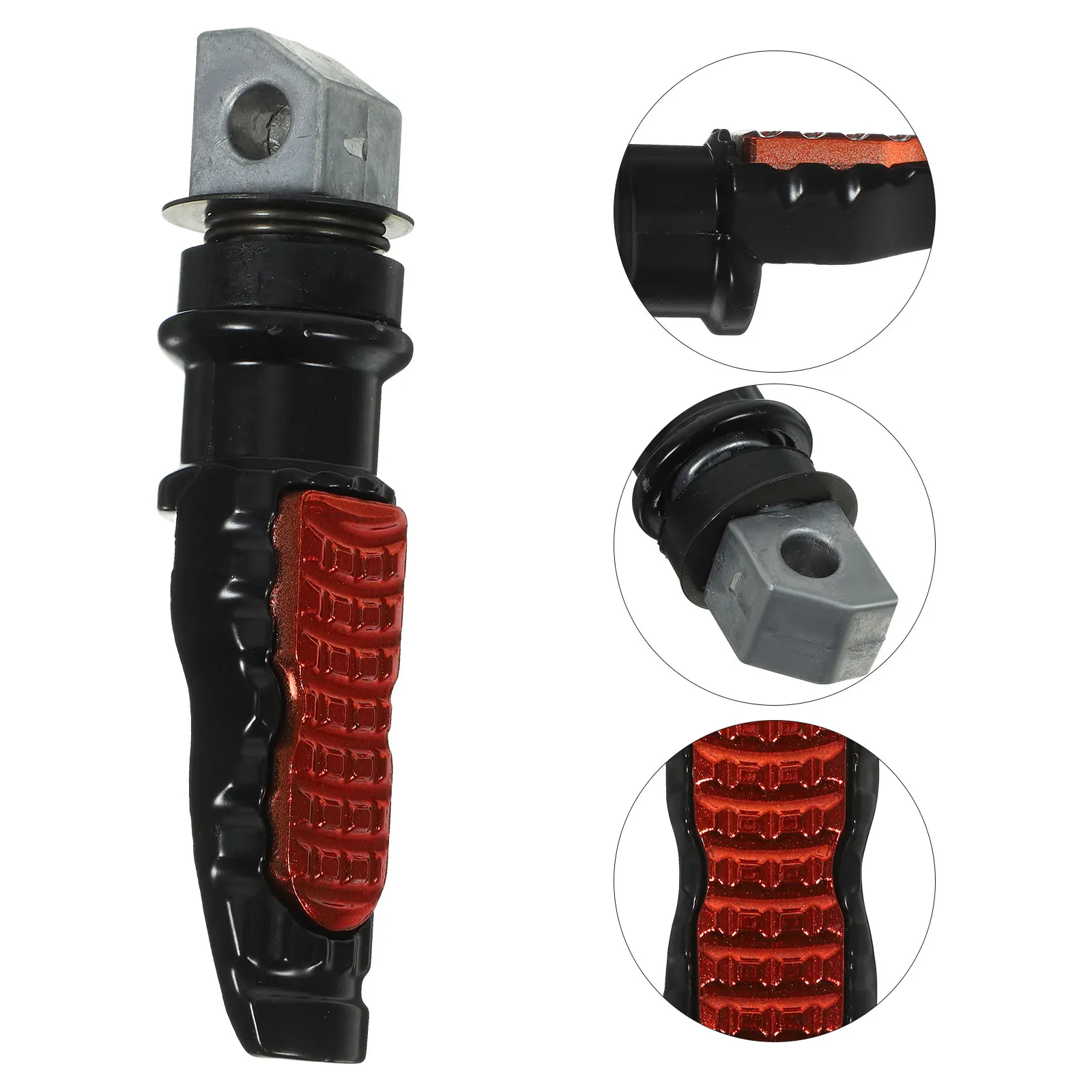 

2pcs Metal Rear Footrest For Motorcycle Bike High Hardness Durable Long Life Corrosion Resistant Electric Vehicle Accessories
