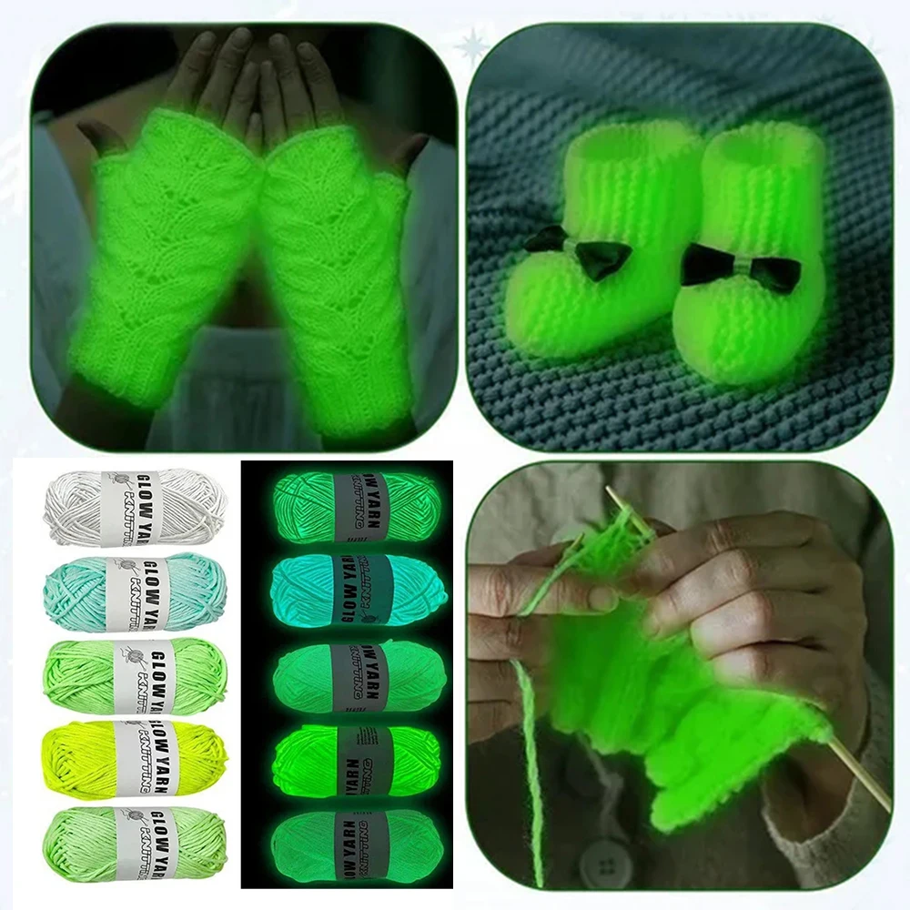 Benang bercahaya fungsional 2mm benang rajut Crochet untuk renda cahaya tangan tenun benang untuk DIY seni kerajinan jahit perlengkapan pesta