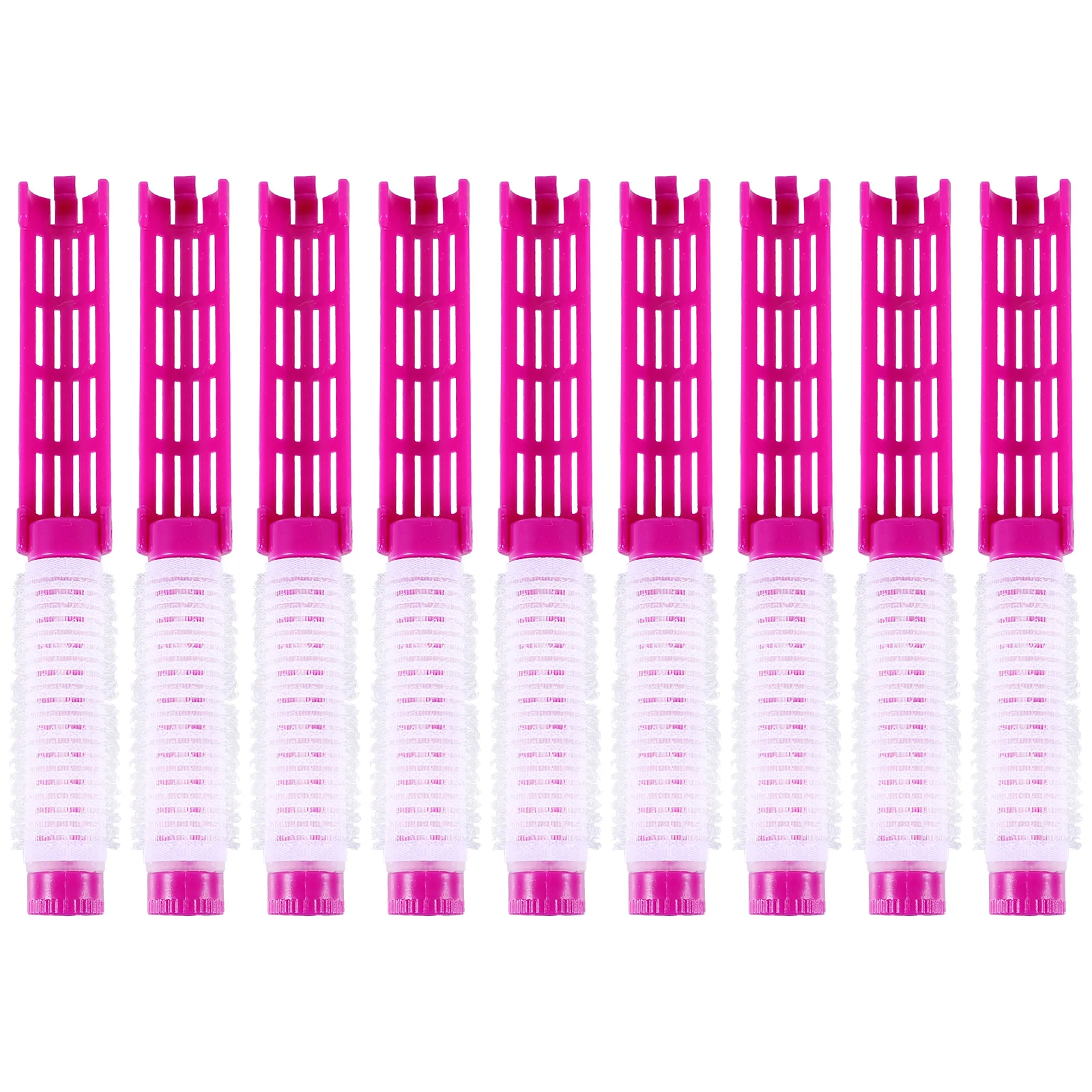 20 Pcs Hair Curling Tool Miss Barrettes Hot Curler Clips Plastic Snap Rollers for Hairdressing