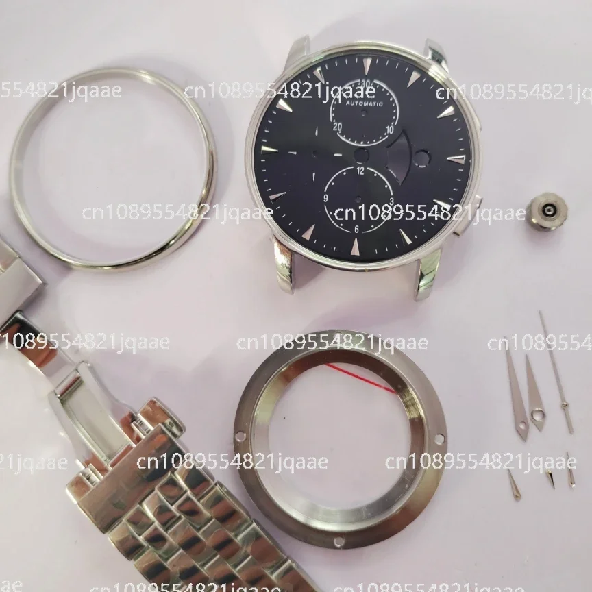 7750 , M8607,  Watch Accessories, Sapphire Mirror Stainless Steel Case