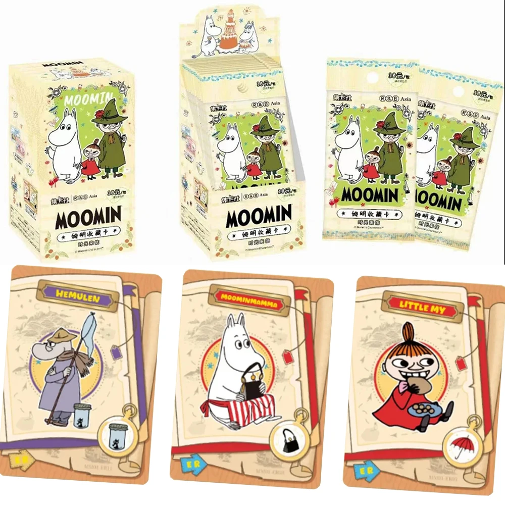 

Genuine Moomin Cards Time Letter Cards Finnish Classics Peripheral Collection Cards Children's Toys Gifts