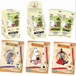 Carte Moomin originali carte con lettere a tempo classici finish carte da collezione periferiche giocattoli per bambini regali