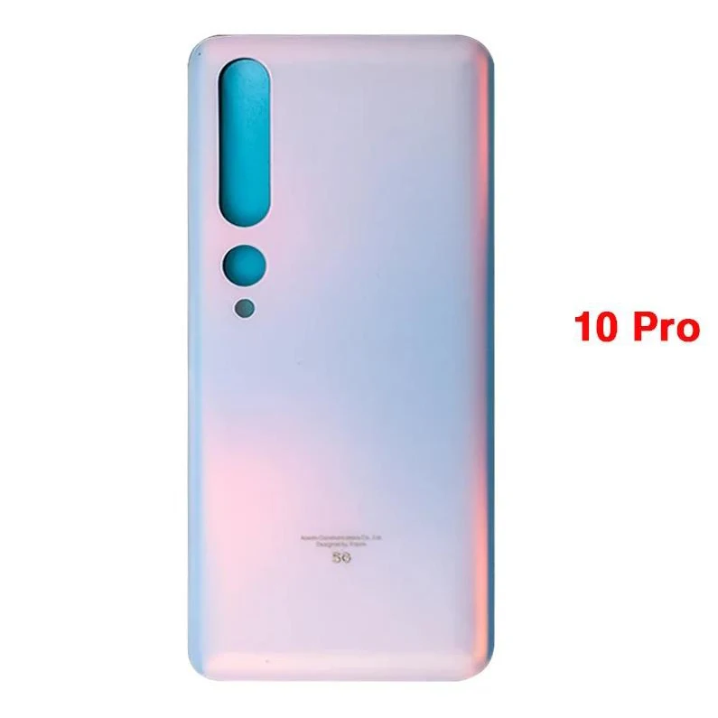 For Mi10Pro 3D Glass For Xiaomi Mi 10 5G Mi10 Mi 10 Pro 5G Battery Back Cover Rear Door Lid Panel Shell Housing Case Replacement