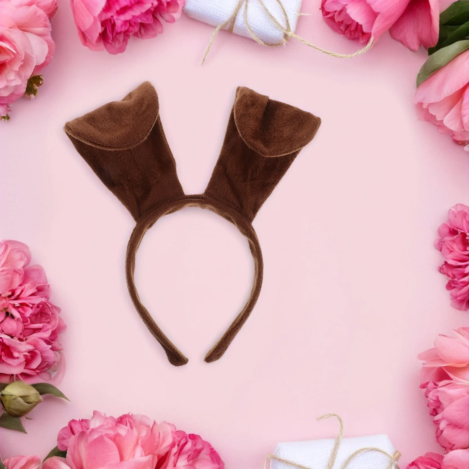 1Set Kinder Hund Kostüm Set Welpen Outfit Haustier Stirnband Schwanz Bowtie Nase Handschuhe Halloween Cosplay Dress Up