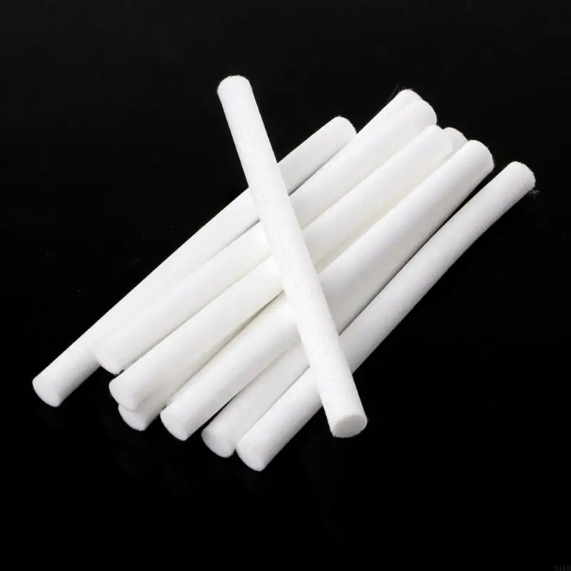 2025 New 10Pcs 8mm Humidifier Cotton Swab Cotton Filter Wicks Humidifier Sticks