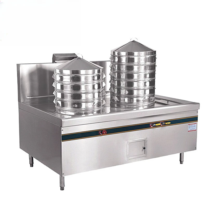 

Gas stove steamer, hotel unit commercial kitchen energy-saving stainless steel stove, small cage bag steamer