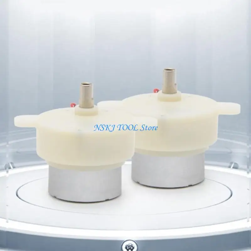 L8RC Reduction Motor 6V Slow Speed 300 Gearboxes Gear Motor Replacement 32mm Plastic Gearboxes Gear for Stage Light Toy Model
