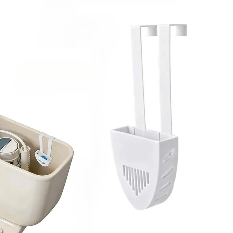 Toilet Solid Dispenser Tank Replacement Part, Plastic Material, Contemporary Design, No Electricity Required, Extended Cleaning
