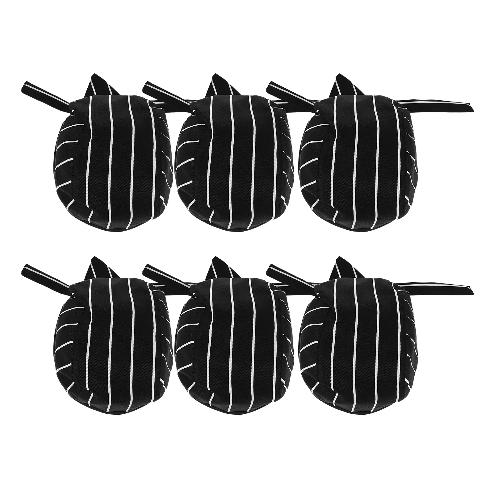 6Pcs Japanese Pirate Head Wrap Unisex Chef Hat Quick-Dry Kitchen Cooking Cap for Restaurants Food Service Pirate Hat