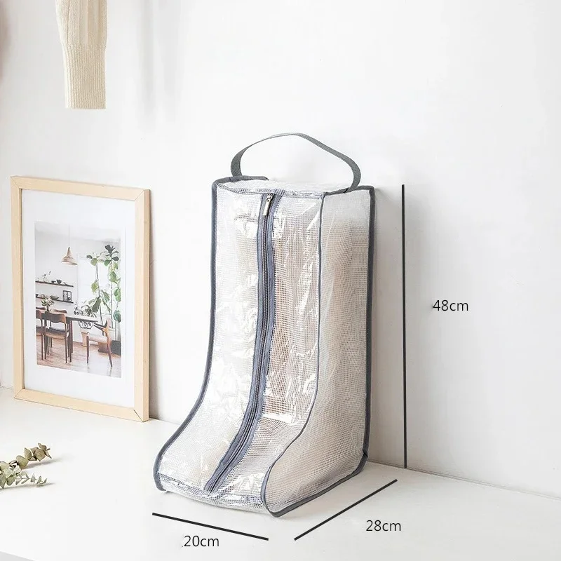 Schoenen Opbergzakken Cover Lange Rijlaarzen Stofdichte Organisator Draagbare Reizen Rits Zakje Accessoires Benodigdheden Item