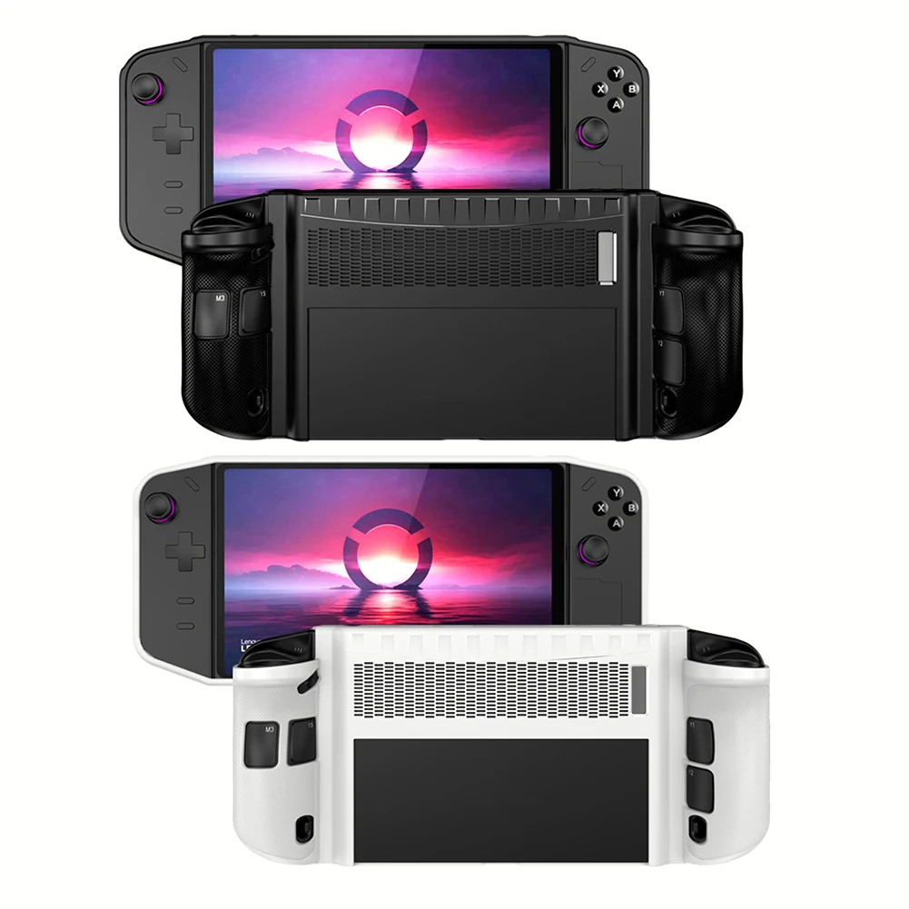 TPU Case Shockproof Protector Cover with Stand Drop-proof Soft Protective Sleeve Anti-slip for Lenovo Legion GO Game Console