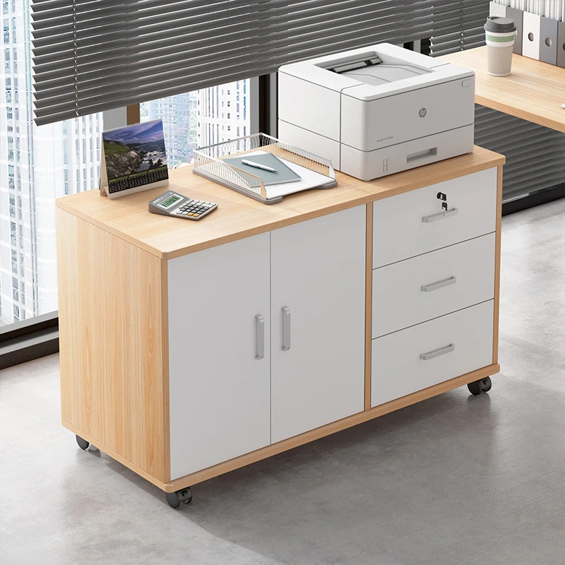 Mobile Doors Filing Cabinet Nordic Open Shelves Vertical Office Cupboards Corner Rangement Storage Armoires De Salon Furniture