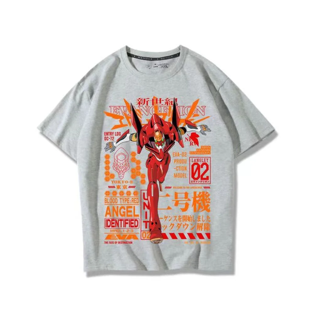 Neon Genesis Evangelion Lilith & NERV Cross Print Black T Shirt