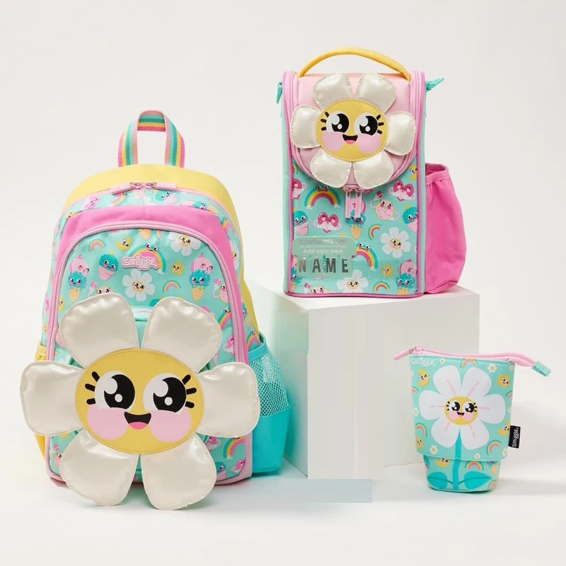 

Genuine Australia Smiggle Large-Capacity Backpack Schoolbag Cartoon Backpack Lunch Box Bag For Primary School Birthday Gifts