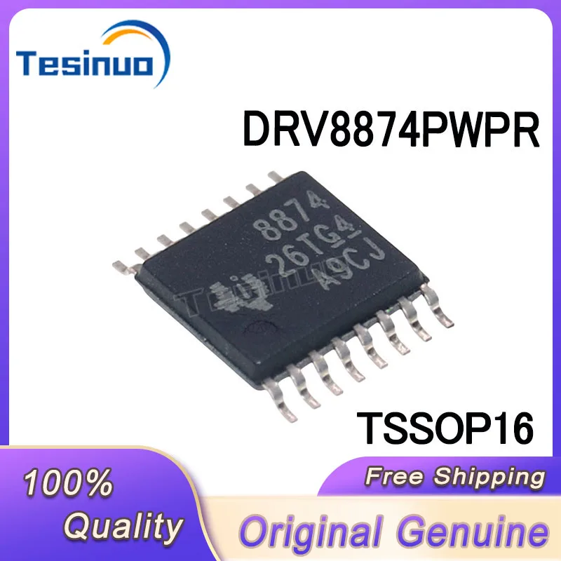 5-10/PCS New Original DRV8874PWPR DRV8874PWP DRV8874 8874 TSSOP16 Brush DC motor drive chip 4.5V~37V In Stock