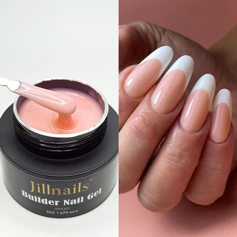 Jillnails 50 ml selbstnivellierendes Builder-Nagelgel, mittleres Gel für die Gebäude von Nagelverlängerungen