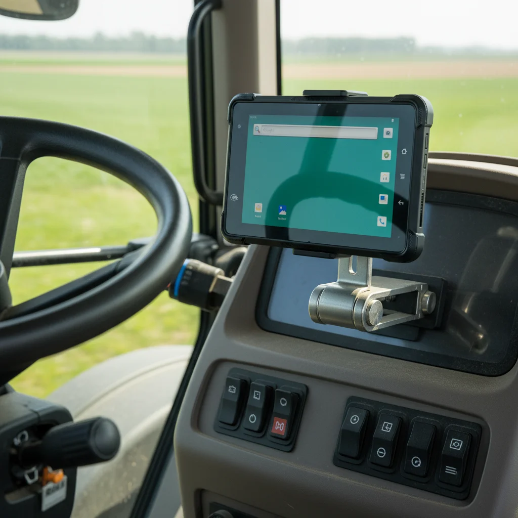 7 Inch Rugged Octa Core Android 13 Tablet Wi-Fi/GSM 1000 Nits Touch Screen All-in-one Waterproof Agricultural Tractors