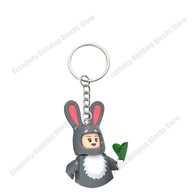 Hot Selling Keychain Series Boy Boy 3D Model DIY Building Block Toy Model Children Toy Gift