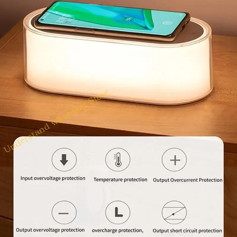 J60A 7-Color Ambient Lamp with Wireless Charging 5