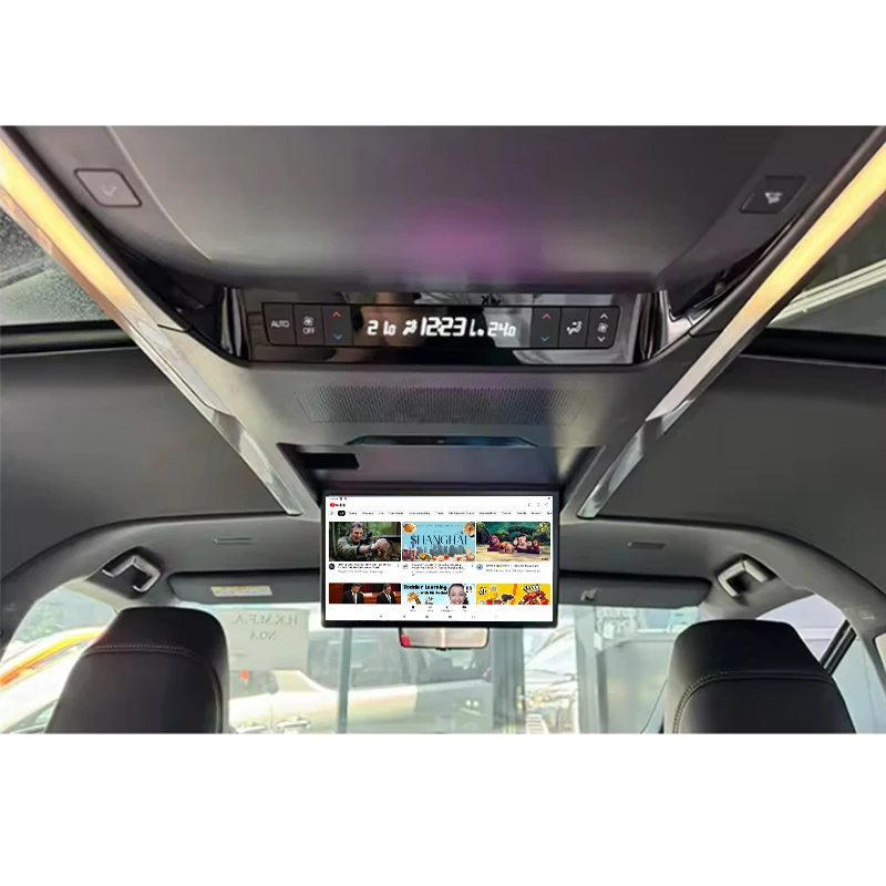 

14 Inch IPS Flip Car Roof Special Overhead Mount WiFi Android Player Functions for Alpard 40 Series