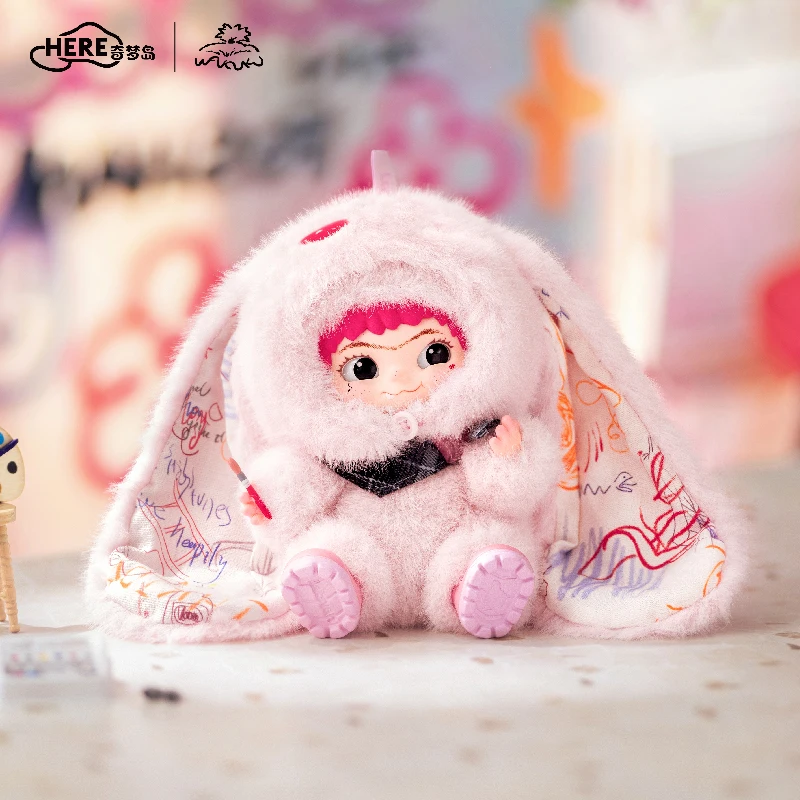 

Подлинная новая виниловая плюшевая кукла Wakuku Sweetheart Rabbit Baba Star, украшение для девочки, модная игровая кукла, милые игрушки