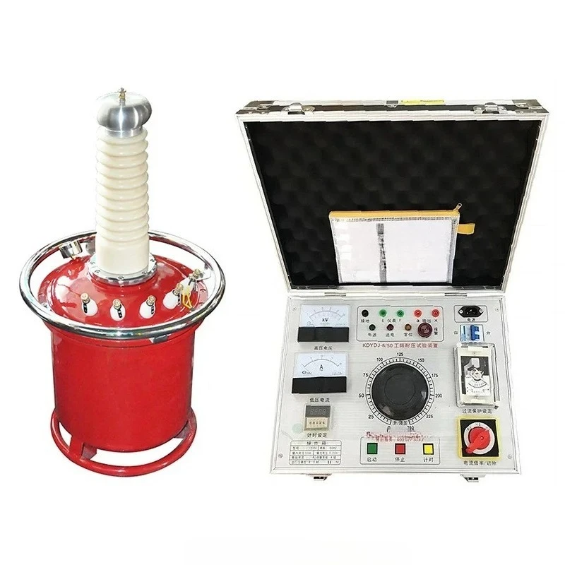 Factory supplier oil immeresed AC/DC Withstand Voltage Testing set AC DC Hipot Tester Power frequency high voltage test device