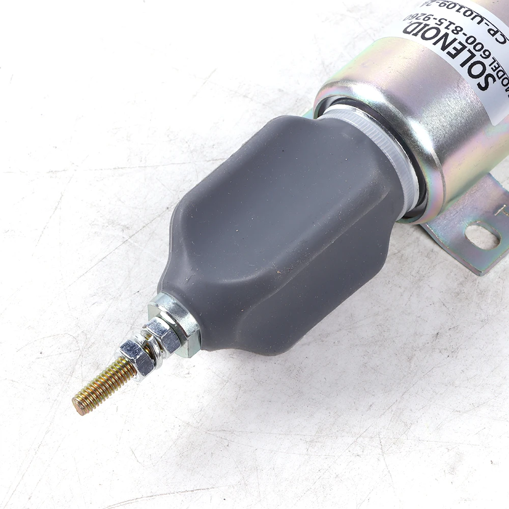 Brandstof Stop Uitschakeling Magneetventiel 24V 600-815-9260, 600-815-9261 Voor Komatsu PC128US WA100 Graafmachine