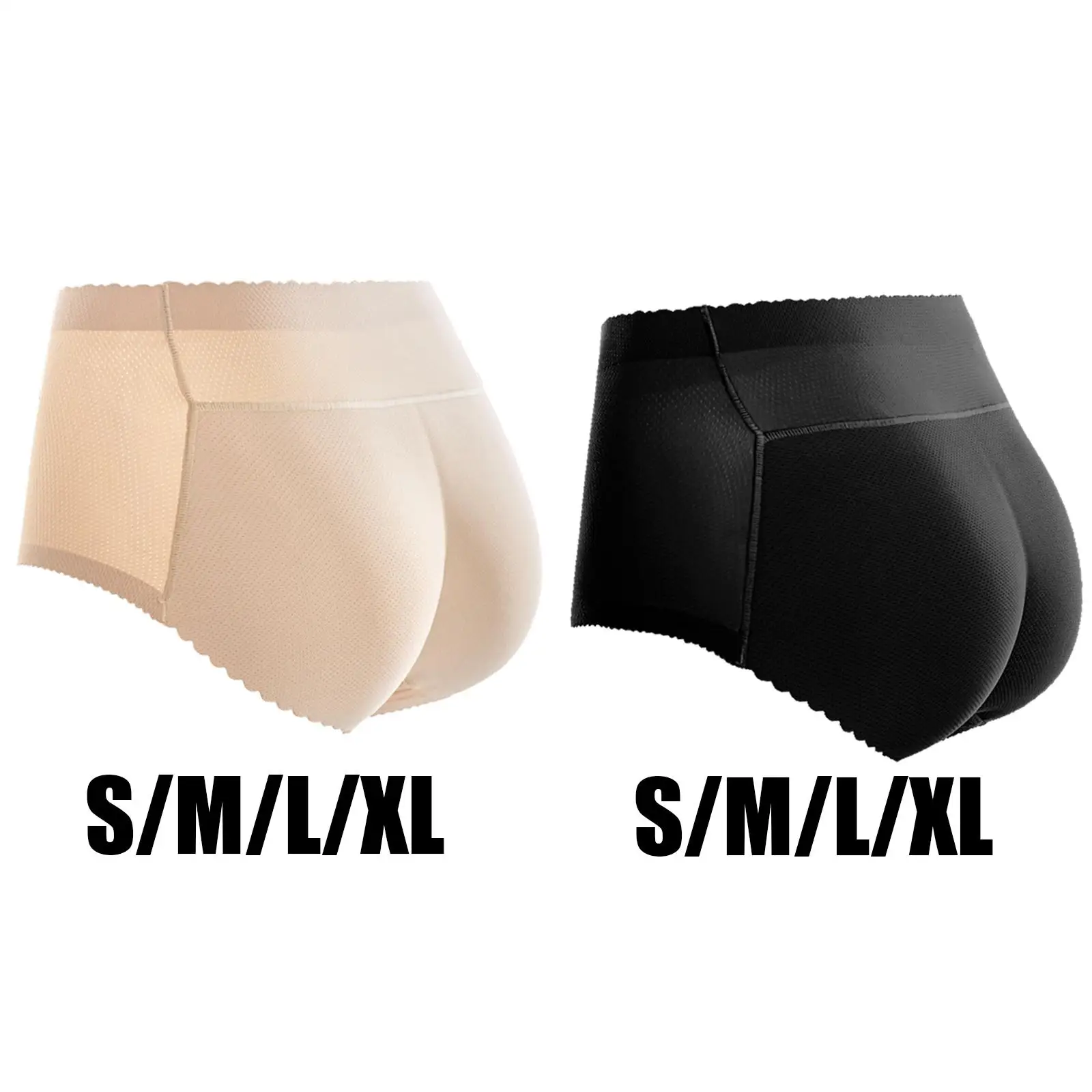 Butt Hip Lifting Panties Padded Panties Buttocks Shaper Middle Waist Padding Breathable Seamless Shapewear Lifter Panties