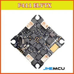 JHEMCU F411ELVTX F411 Kontroler lotu BLHELIS 12A 4w1 ESC 5.8G 400mW VTX ELRS 2.4G RX AIO 25.5X25.5mm 1-2S do dronów FPV