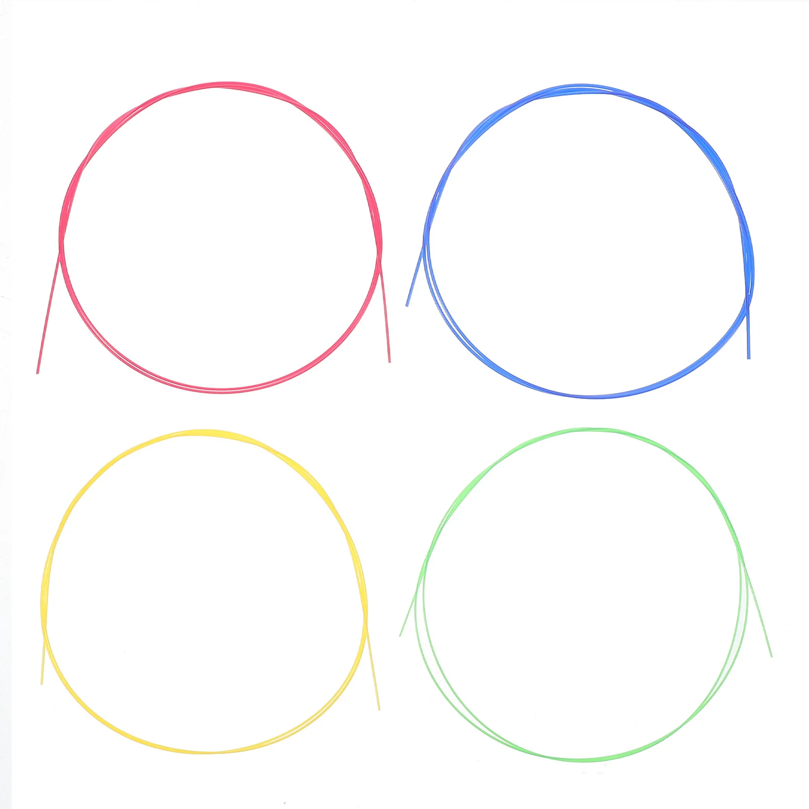 

4Pcs Ukulele U104 Colorful Nylon Strings Set Ideal Beginners Experienced Players Durable Smooth Texture Complete