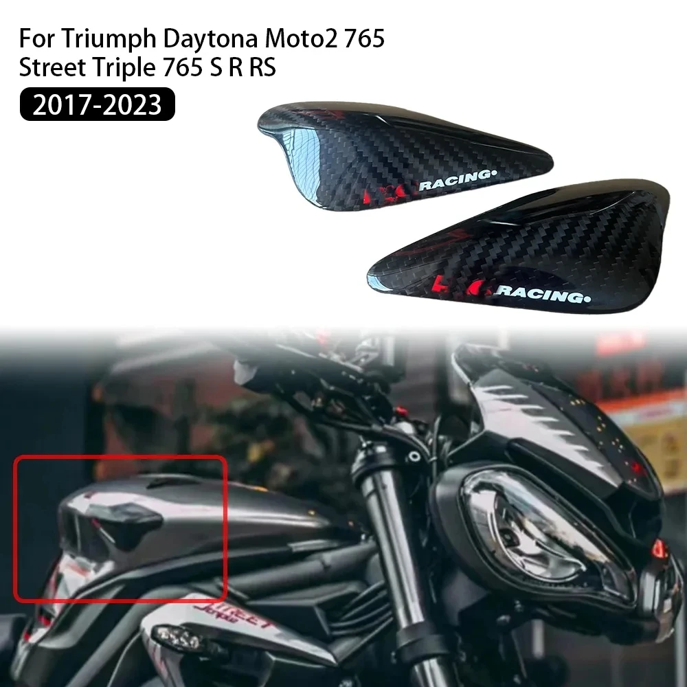 

100% Pure 3K Carbon Fiber For Daytona Moto2 765 / Street Triple 765 S R RS 2017-2023 Carbon Fibre Tank / Tail Sliders