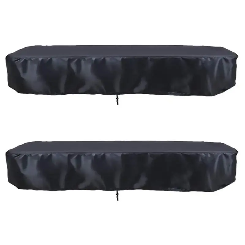 

2X 8Ft Billiard Pool Table Cover With Drawstring Durable Waterproof Table Cover For Rectangle Table, Black-B61B