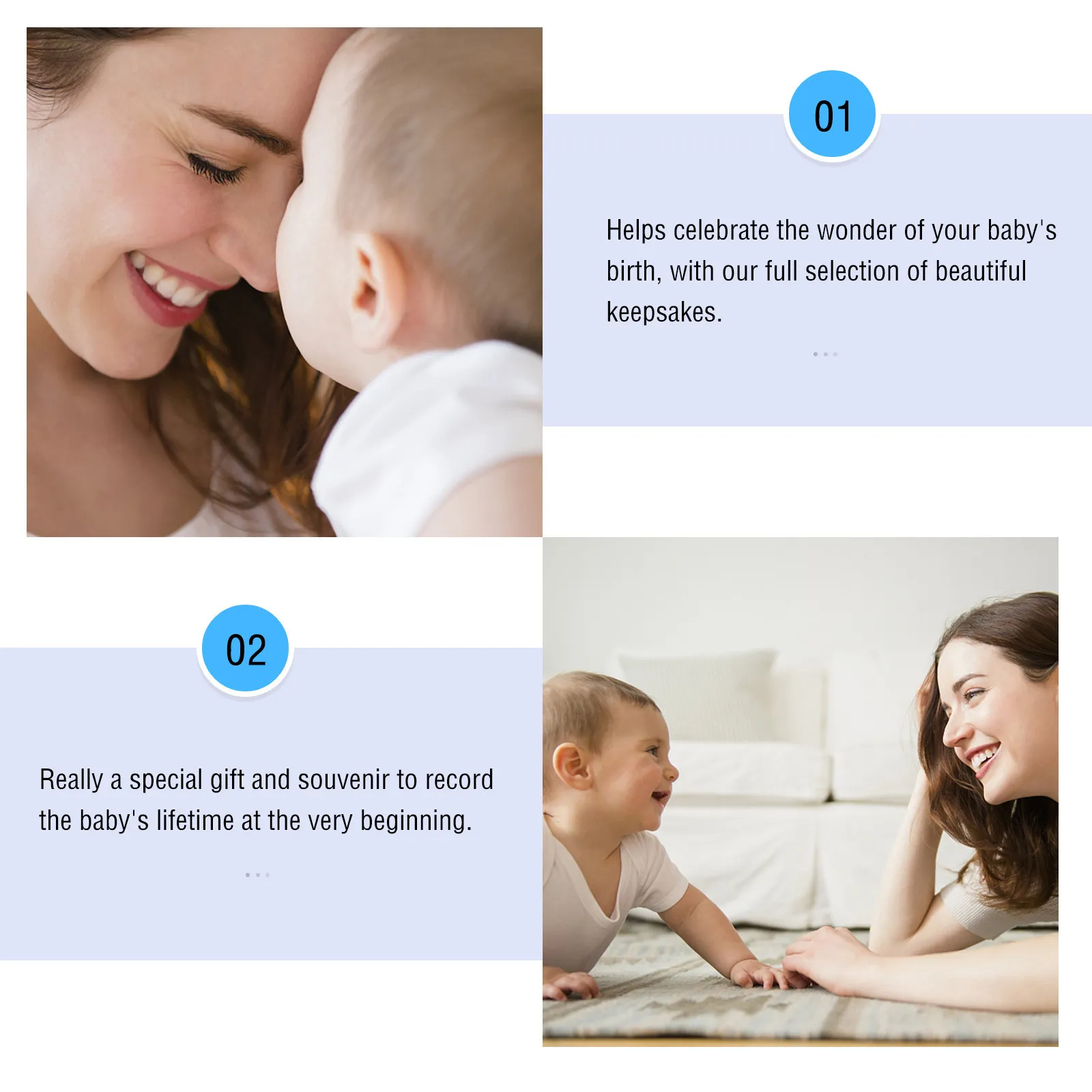 

Набор для создания отпечатков ручек и ножек малыша: рамка для памятных фотографий, подарок на крестины для новорожденных мальчиков и девочек, в комплекте чернильный тампон, креативный фото-набор