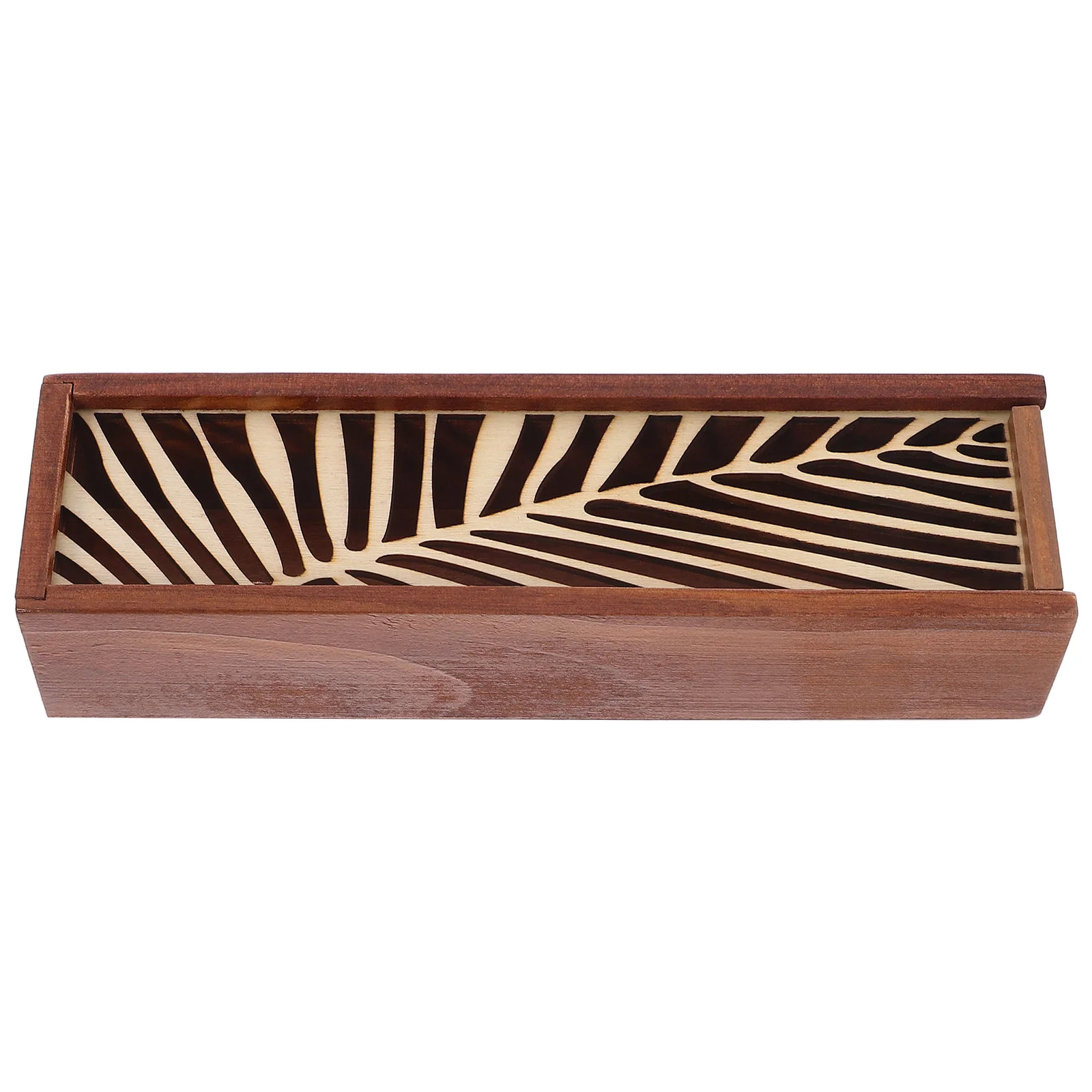 

Wooden Hollow Pencil Stationery Cute Decorative Wood Case School Supply Office Use Sturdy Smooth Surface Multifunctional Jewelry