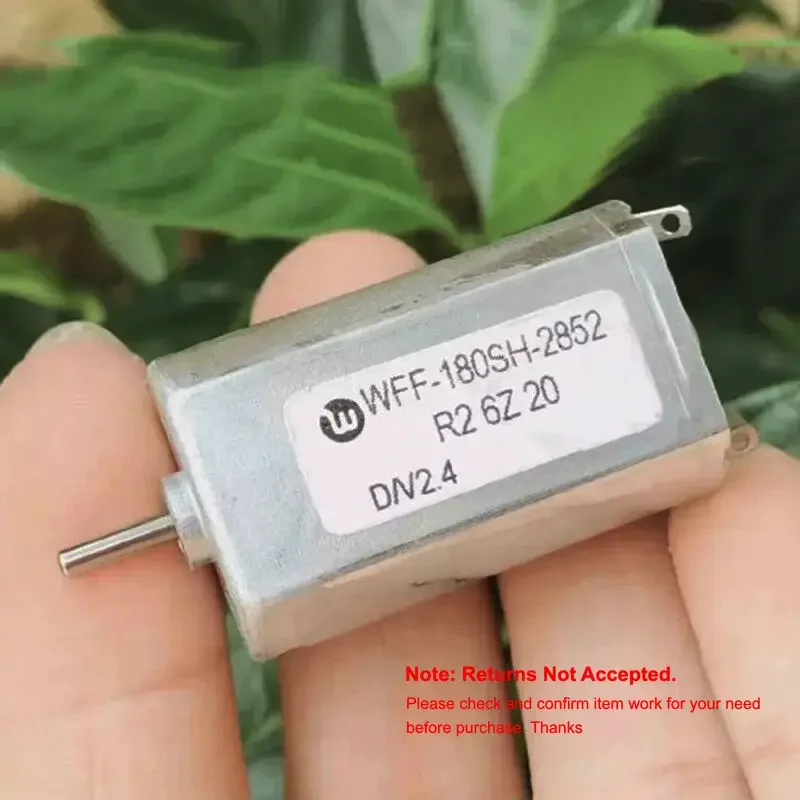 Image of FF-180SH DC 2,4 V 8300RPM Wertvolle Metall Pinsel 180 Stumm Motor 2mm Dia Welle für Elektrische Rasierer
