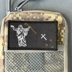 Parche táctico de moral Jesús Pastor con velcro para mochila
