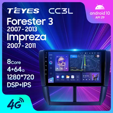 WiFi Car Radio for Subaru Forester and Impreza TEyes