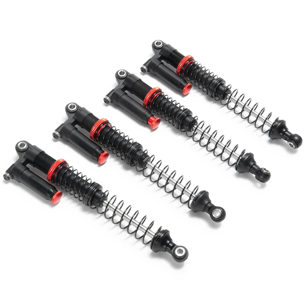 MIBIDAO Metal Shock Absorber 90/100/110/120mm Adjustable Damper For 1/10 Axial SCX10 90046 TRX4 TRX6 Wraith D90 RC Crawler Car