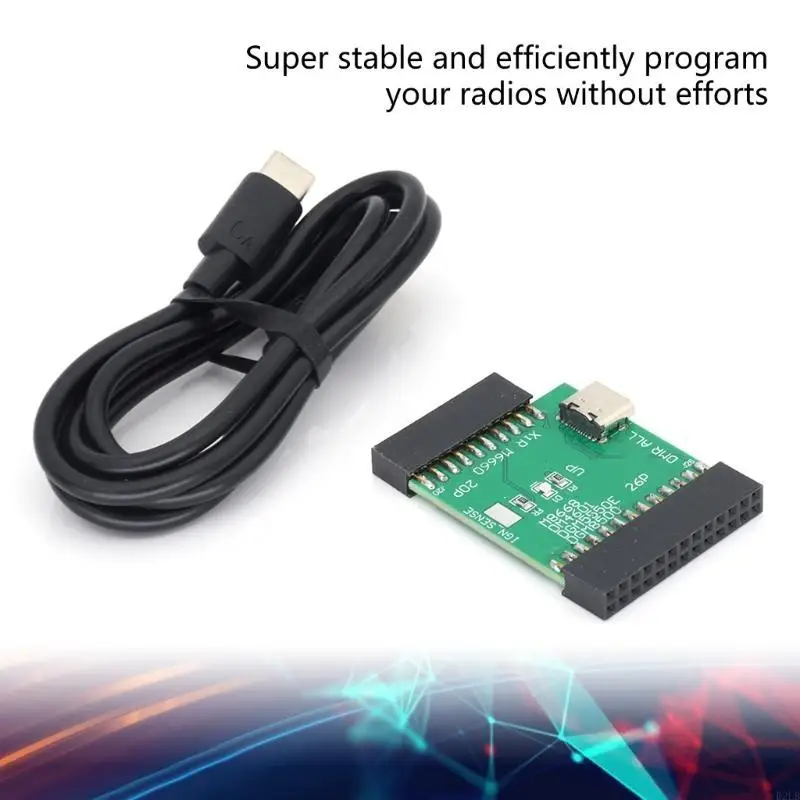 Módulo programable Cable programa USB C para M8668 DM4601 DGM5550E DGM8500 CAR RADIO WALKIES R2LB