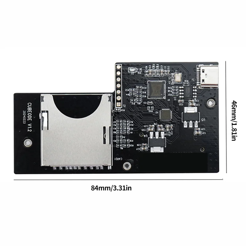 AA87 2 個 NGC ゲームキューブゲームコンソール V1.2 光学ドライブエミュレータ DVD エミュレータドライブなし SD2SP2/Sdgecko