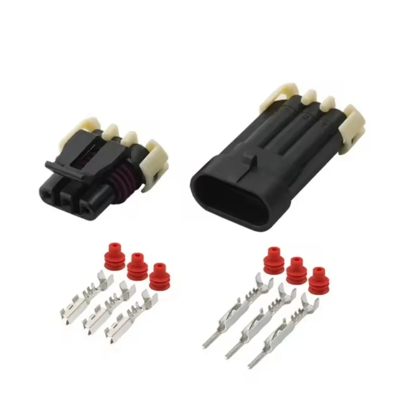 Auto Bearing Position Sensor Wire Connector 3 Pin AC Assembly 12059595/12110293Car Waterproof Electric Socket